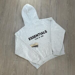 Fear of God Essentials Hoodie SS22 Light Oatmeal - 100% Authentic size M